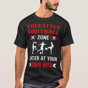 T-shirt Zone de risque Football libre