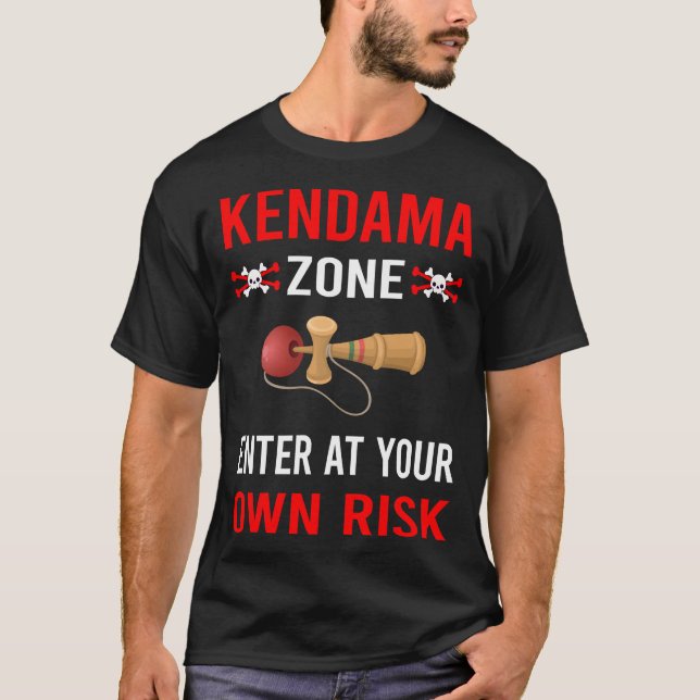 T-shirt Zone de risque Kendama (Devant)