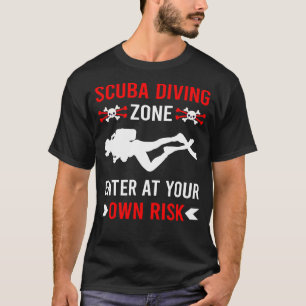 T-shirt Zone de risque Plongée plongée plongée plongée plo