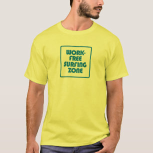 T-shirt Zone de surf sans travail