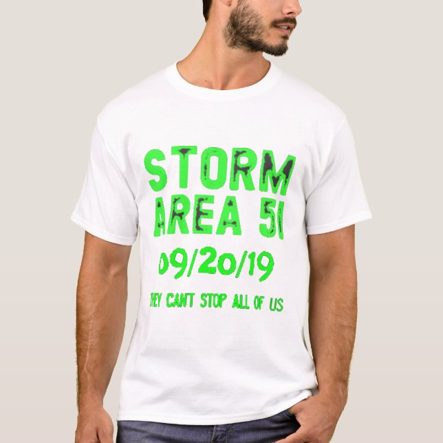 T-shirt zone de tempête 51 (Devant)