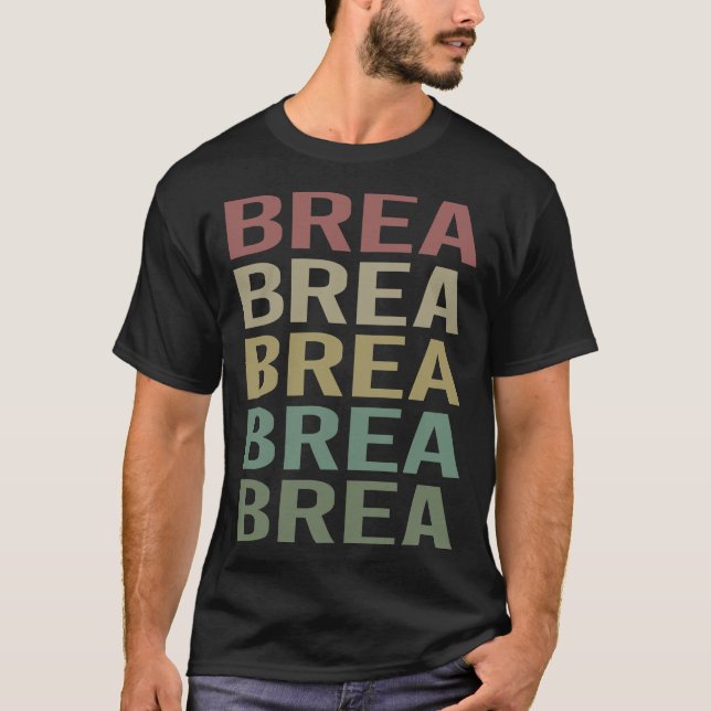 T-shirt Zone de texte colorée (Devant)