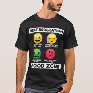 T-shirt Zone d'humeur d'autorégulation Thérapie profession