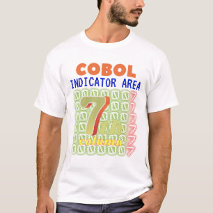 T-shirt Zone d'indicateur dans la programmation Cobol