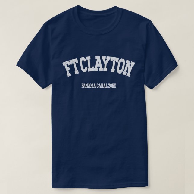 T-shirt Zone du canal de Panama : Sweat-shirt Ft. Clayton (Design devant)