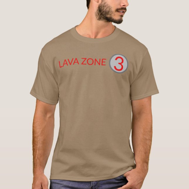 T-SHIRT ZONE LAVA 3 (Devant)