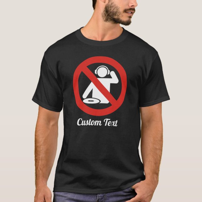 T-shirt zone no-dj (Devant)