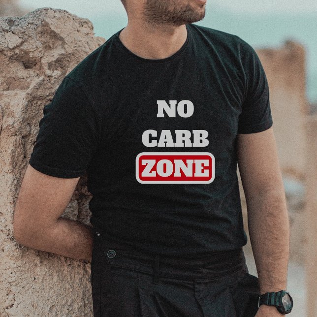 T-shirt Zone Sans Glucides (100% CARNIVORE) (Créateur téléchargé)