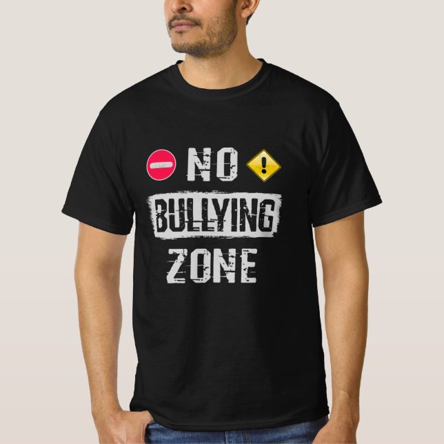 T-shirt Zone sans intimidation (Devant)