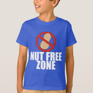 T-shirt Zone sans noix Arachides Allergie enfants