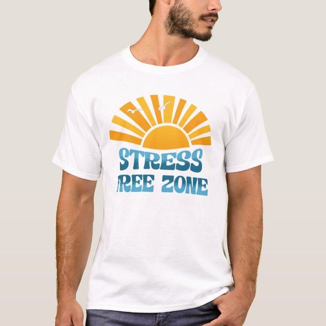 T-shirt Zone sans stress (Devant)