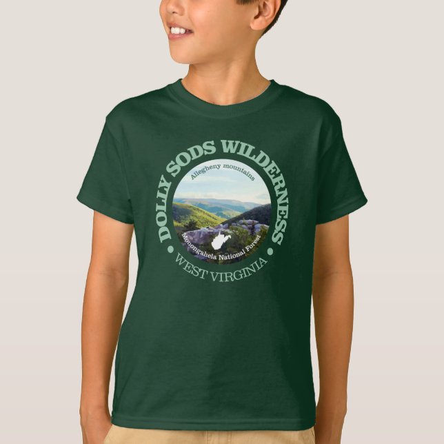 T-shirt Zone sauvage Dolly Sods (Devant)