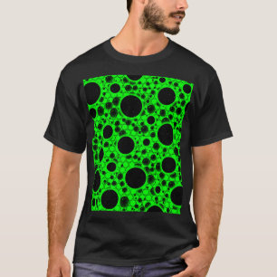 T-shirt Zones de bulles spatiales - Vert
