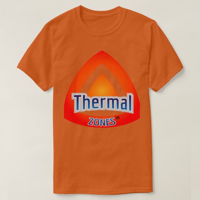 T-shirt Zones thermiques (Design devant)