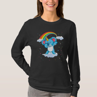 T-shirt Zoo Amoureux des animaux Rainbow Koalacorn Unicorn