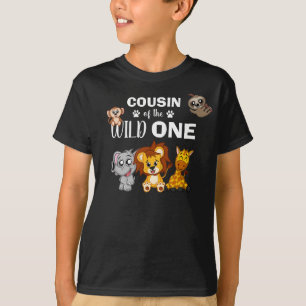 T-shirt Zoo animal Cousin de la Jungle sauvage mignonne