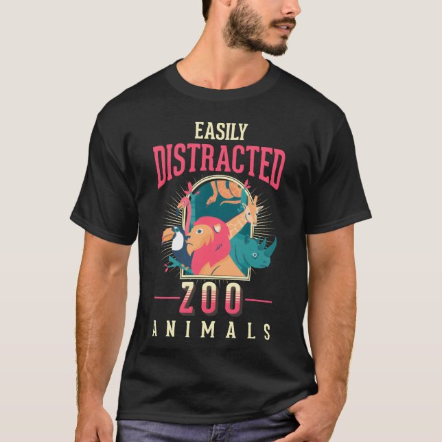T-shirt Zoo Animal Lover family (Devant)
