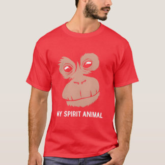 T-shirt Zoo Animal My Spirit Animal Orangutan retro