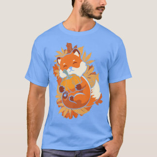T-shirt Zoo Animal Pour Automne Tomber Feuille Forêt Anima