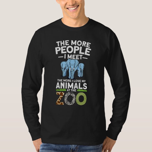 T-shirt Zoo Animal   Zookeeper (Devant)