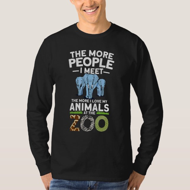 T-shirt Zoo Animal  Zookeeper (Devant)