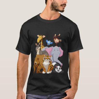 T-shirt Zoo Animals Wildlife Dayee family