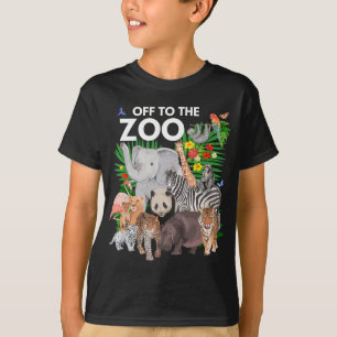 T-shirt Zoo Animaux Safari Party Une Journée Au Zoo Safari