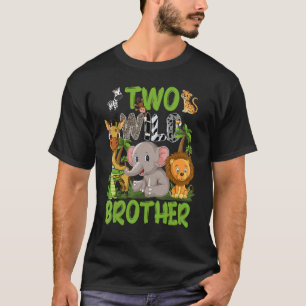T-shirt Zoo Anniversaire Safari Jungle Animal Sauvage Deux