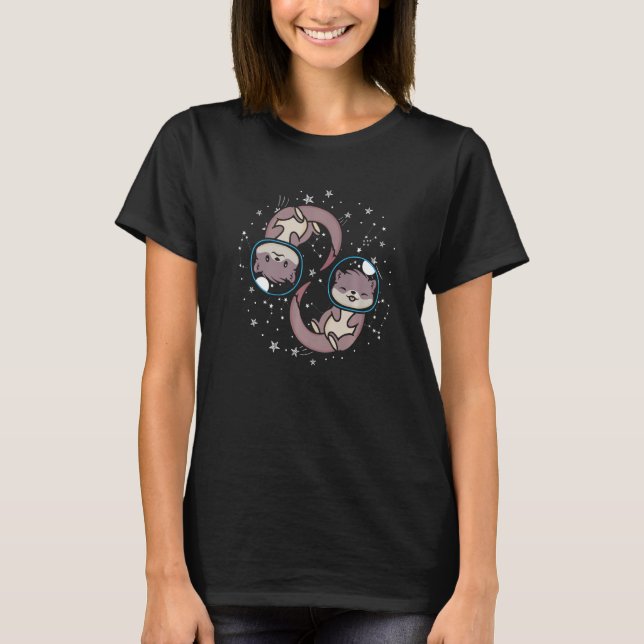 T-shirt Zoo Astronomie Animal Astronaut Espace Astronaut O (Devant)