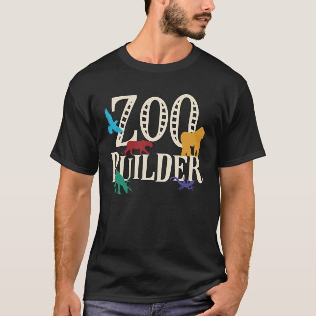 T-shirt Zoo Builder Arche Board Jeu (Devant)