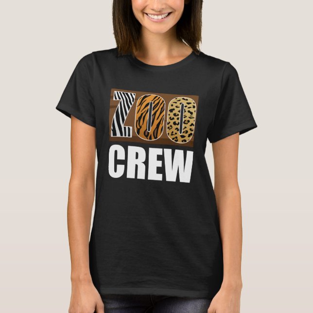 T-shirt Zoo Crew Animal Zookeeper (Devant)