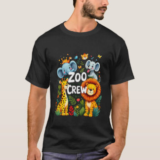 T-shirt Zoo CREW Animaux de Zoo 1