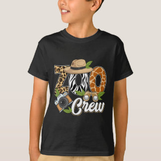 T-shirt Zoo Crew Safari Animals Wildlife Animal Wild Field