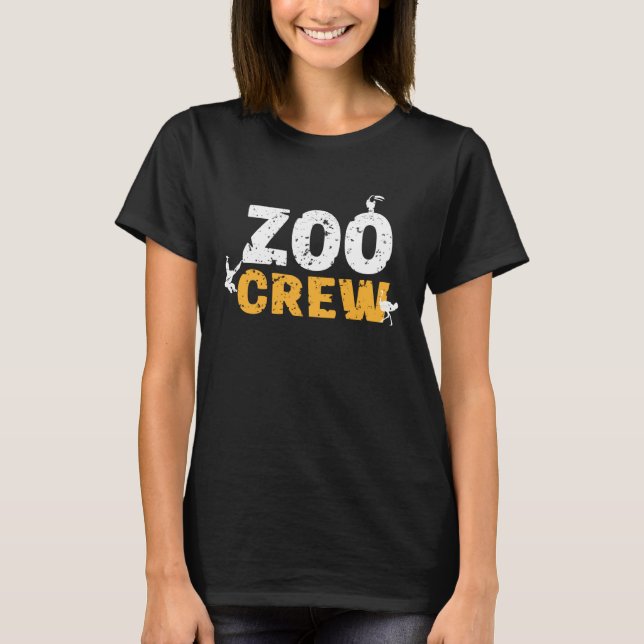 T-shirt Zoo Crew Safari Squad Team Zoologist Keeper Kid Re (Devant)