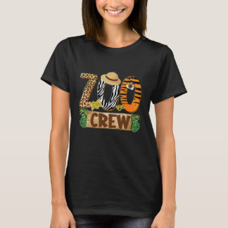 T-shirt Zoo Crew Safari Wildlife Animal Zoo Keeper Matchin