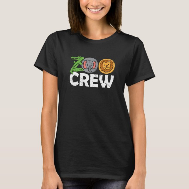 T-shirt Zoo Crew Voyage Groupe Visiteur Team Outfit Africa (Devant)