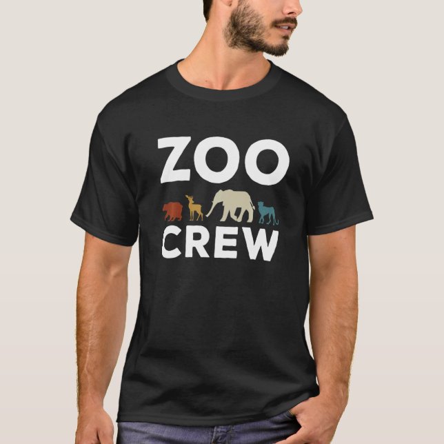 T-shirt Zoo de Bear Cheetah Elephant (Devant)