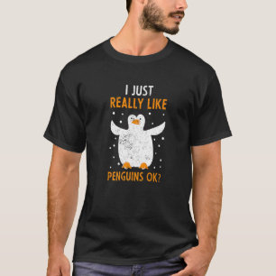 T-shirt Zoo de flocon de neige Animal Antarctique Bird Pen
