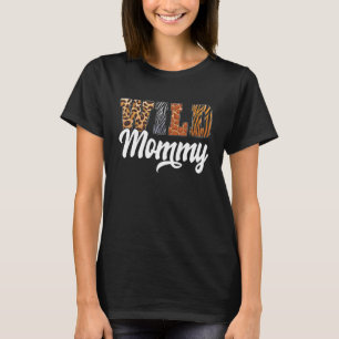 T-shirt Zoo de maman sauvage Born Wild Birthday Safari Jun
