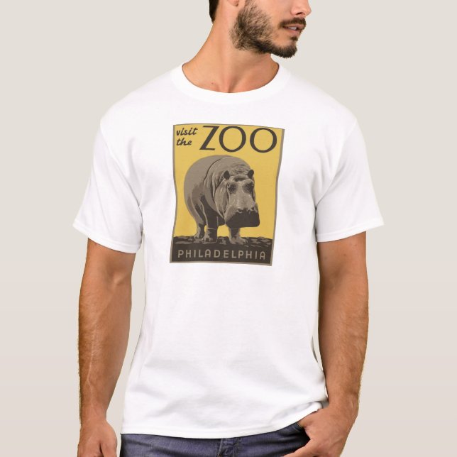T-shirt Zoo de Philadelphie (Devant)