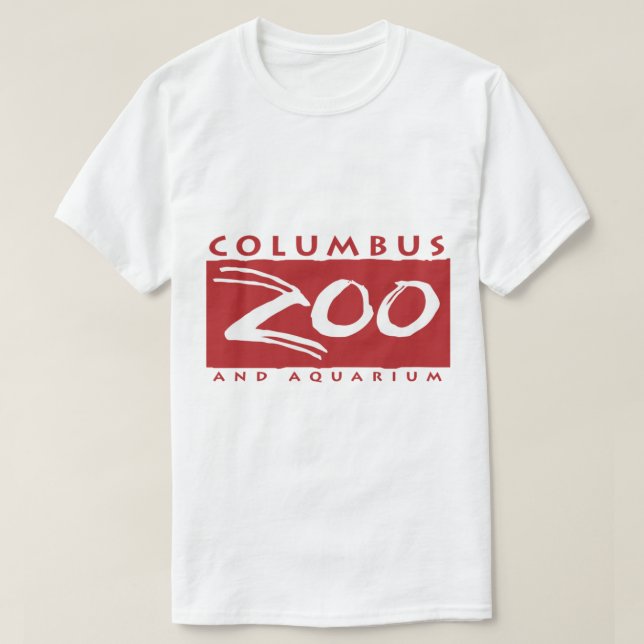 T-shirt Zoo Et Aquarium Columbus (Design devant)
