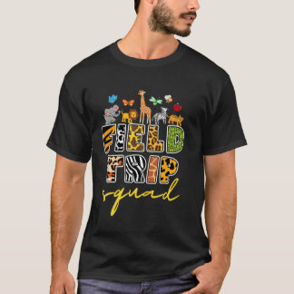 T-shirt Zoo Field Trip Squad Matching Enseignant Étudiants