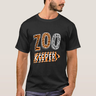 T-shirt Zoo gardien Animaux Imprimer Zookeeper Zoological