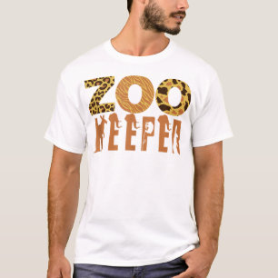 T-shirt Zoo Keeper Animal Love Art Jungle Safari Exp