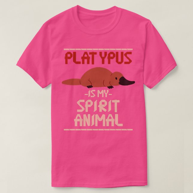 T-shirt Zoo Keeper Aussie Cadeau Platypus (Design devant)