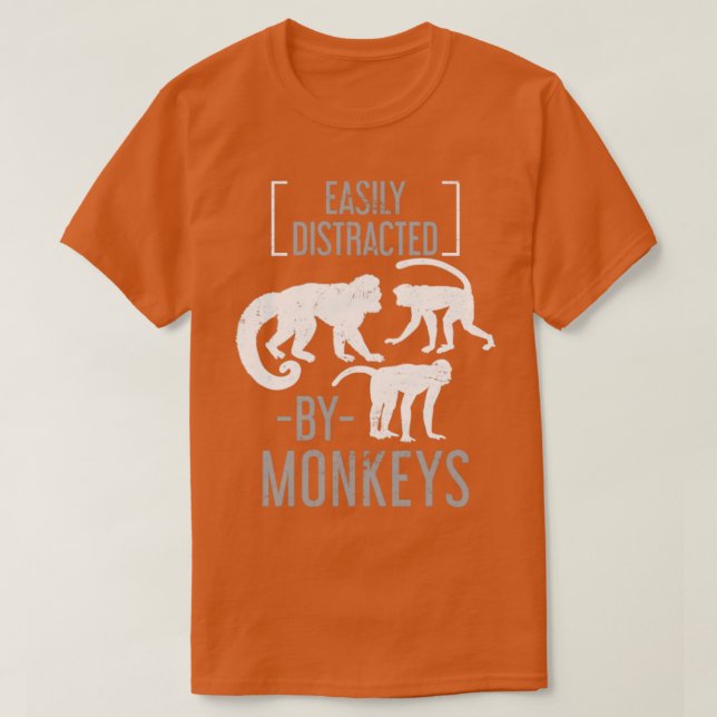 T-shirt Zoo Keeper Chimpanzé singe animal (Design devant)