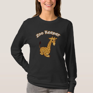 T-shirt Zoo Keeper Giraffe Safari Animal