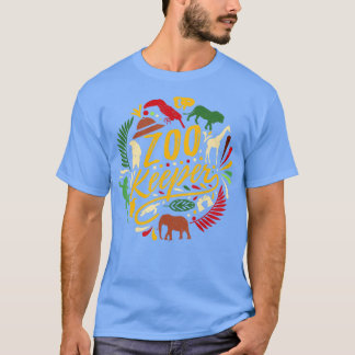 T-shirt Zoo Keeper Safari Faune Jungle Animaux Enfants