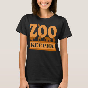 T-shirt Zoo Keeper Shirt Jungle Safari Amoureux des animau