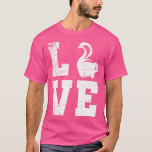T-shirt Zoo Keeper Skunk Animal Valentines Jour Skunk